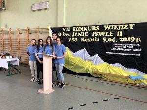 Vll konkurs wiedzy o św Janie Pawle II